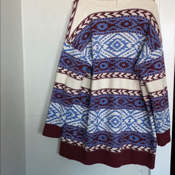 Forever 21 Aztec Purple Cardigan - Picture 8 of 11